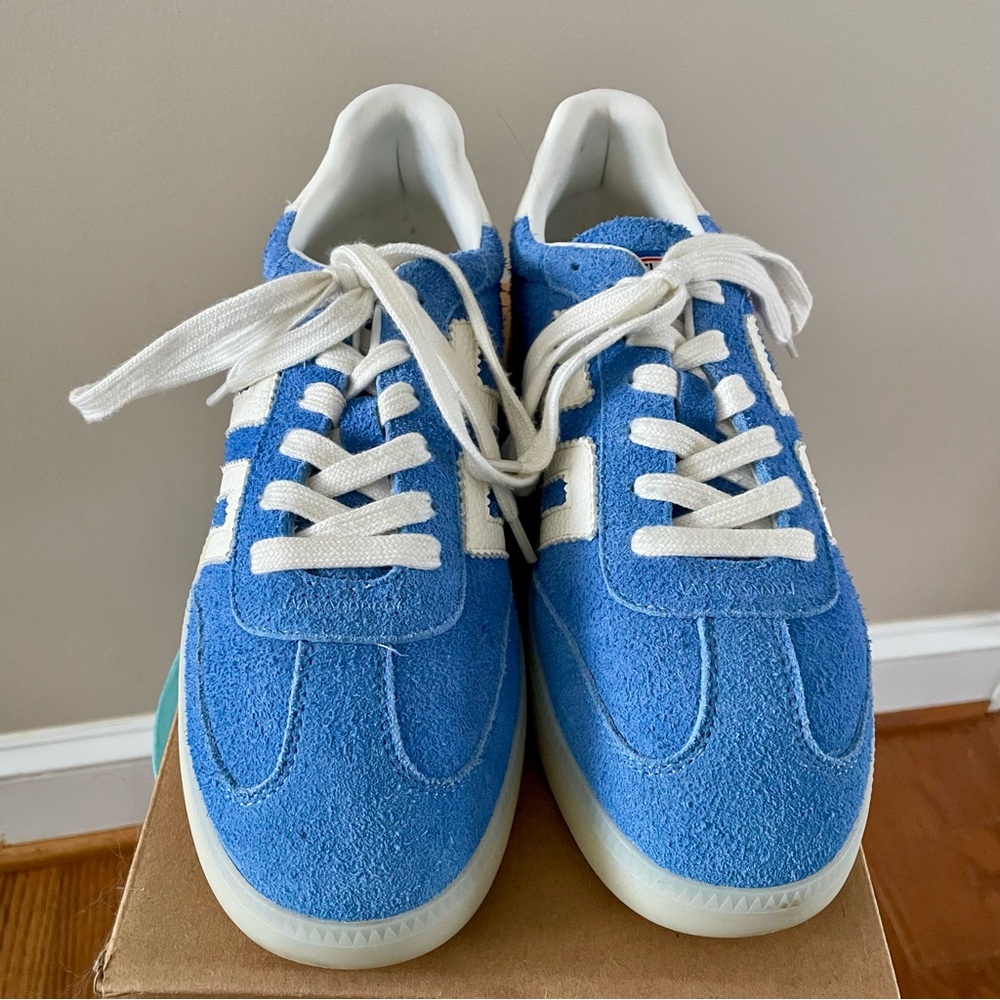 Back 70 Boston 2505 Sneakers Blue Suede Women’s Size 39 - Picture 3 of 8